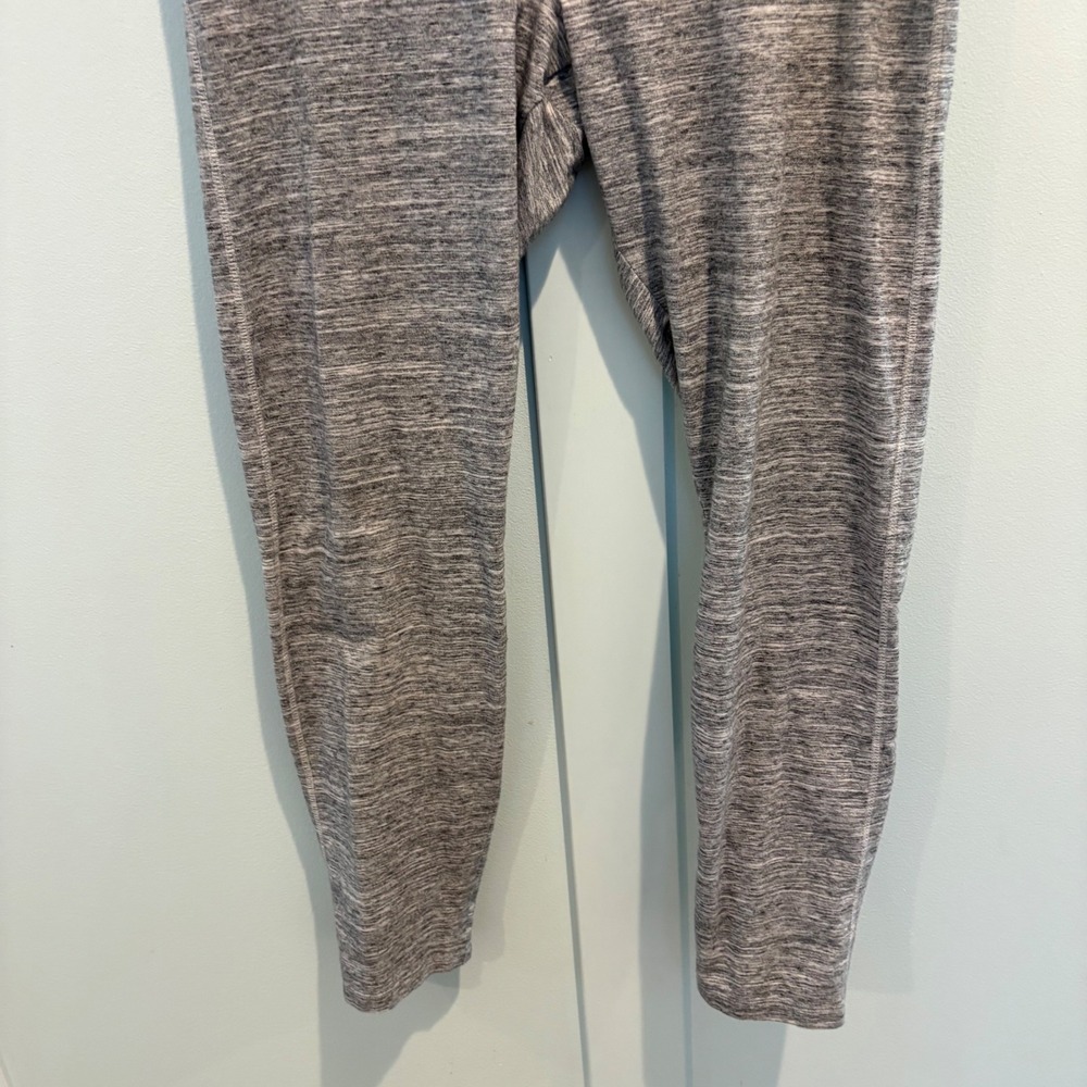PINK Victoria's Secret XL Gray Heather Crossover Waist Cotton Blend Leggings - Picture 5 of 15